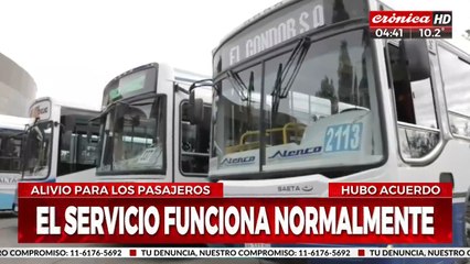 Se levantó el paro de clectivos en el interior del pais