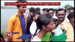 Two Women Jumped Into River Along With Children, Locals Rescued Women _ Nizamabad _ V6 News (2)