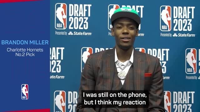 No.2 pick Miller says going to the Hornets is 'the absolute best'