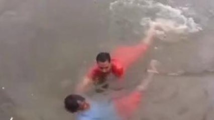रतलाम: एसडीआरएफ़ ने किया मौक ड्रिल, डूबने हुए युवक को बचाया