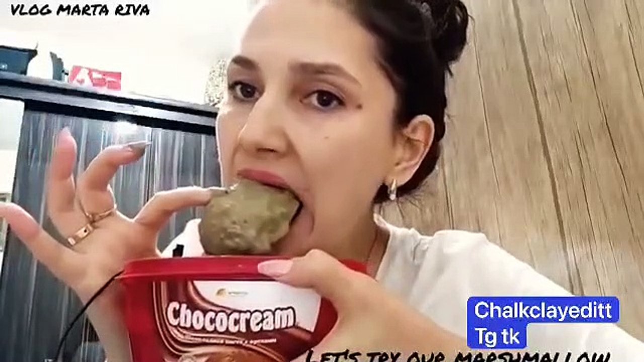 Milk and Shorbet cookies mukbang eating show flavored marta riva