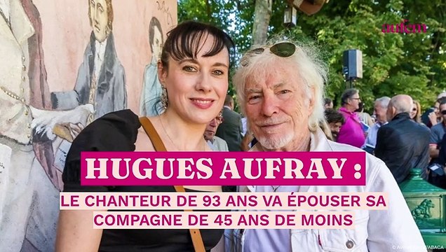 Hugues Aufray : le chanteur de 93 ans va épouser sa compagne de 45 ans de moins !