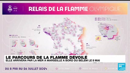 JO-2024 : le parcours de la flamme olympique dévoilé