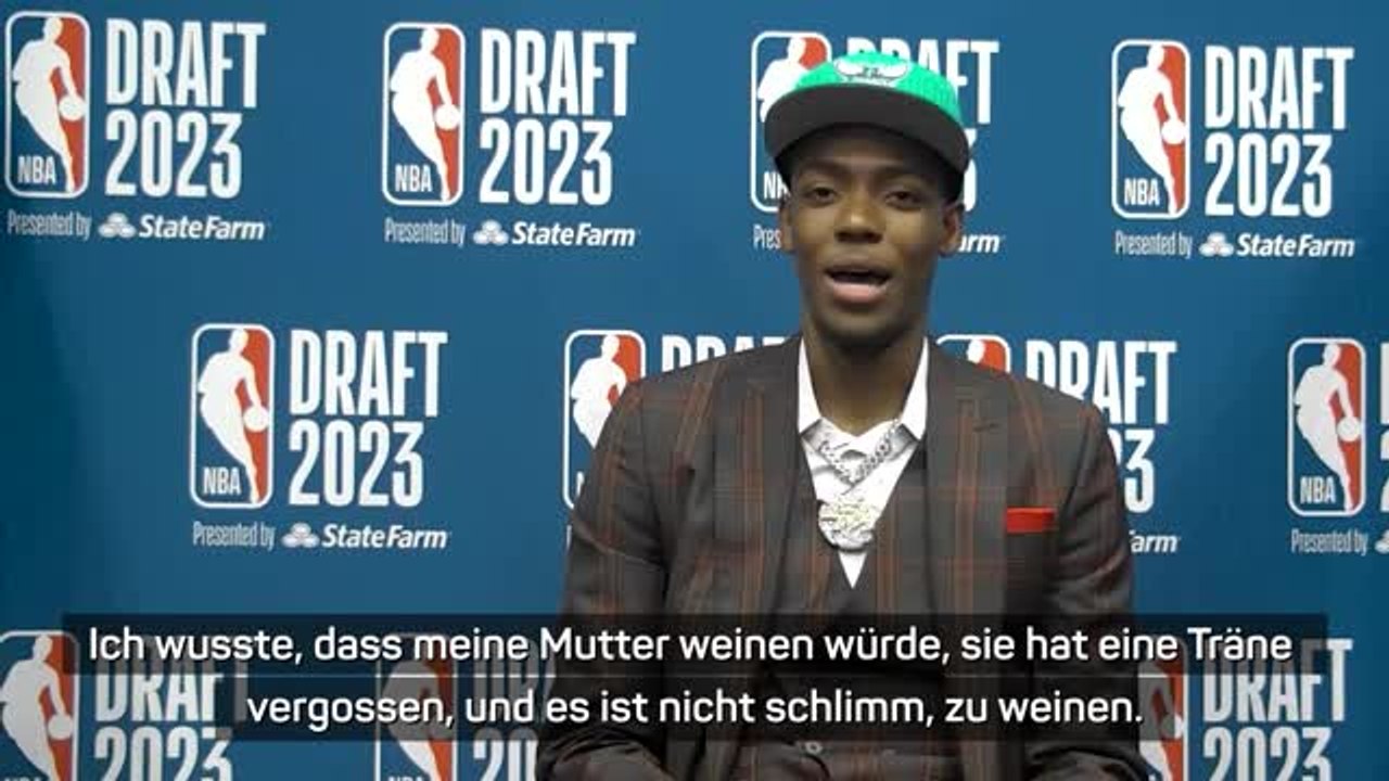 Hornets-Pick Miller: 'Nicht schlimm zu weinen'