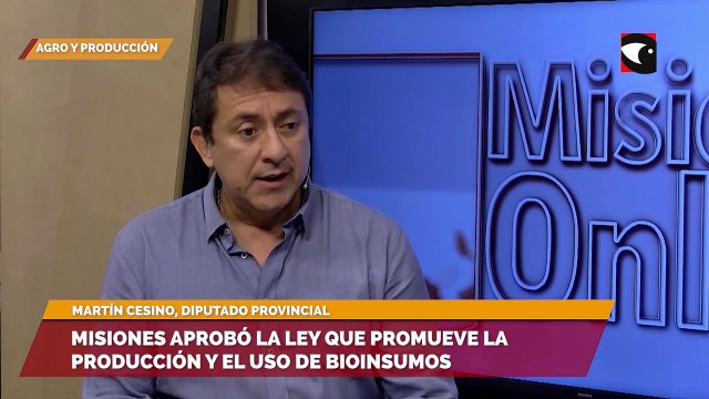 Martín Cesino, diputado provincial, contó cómo fue el proceso previo en Misiones, hasta llegar a la aprobación de la ley en donde se promueve la producción y el uso de bioinsumos
