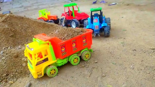 Mencari dan Merakit Mobil Mobilan Truk Molen Besar, Wheel Loader, Truk Omleng, Forklift,Jeep Offroad