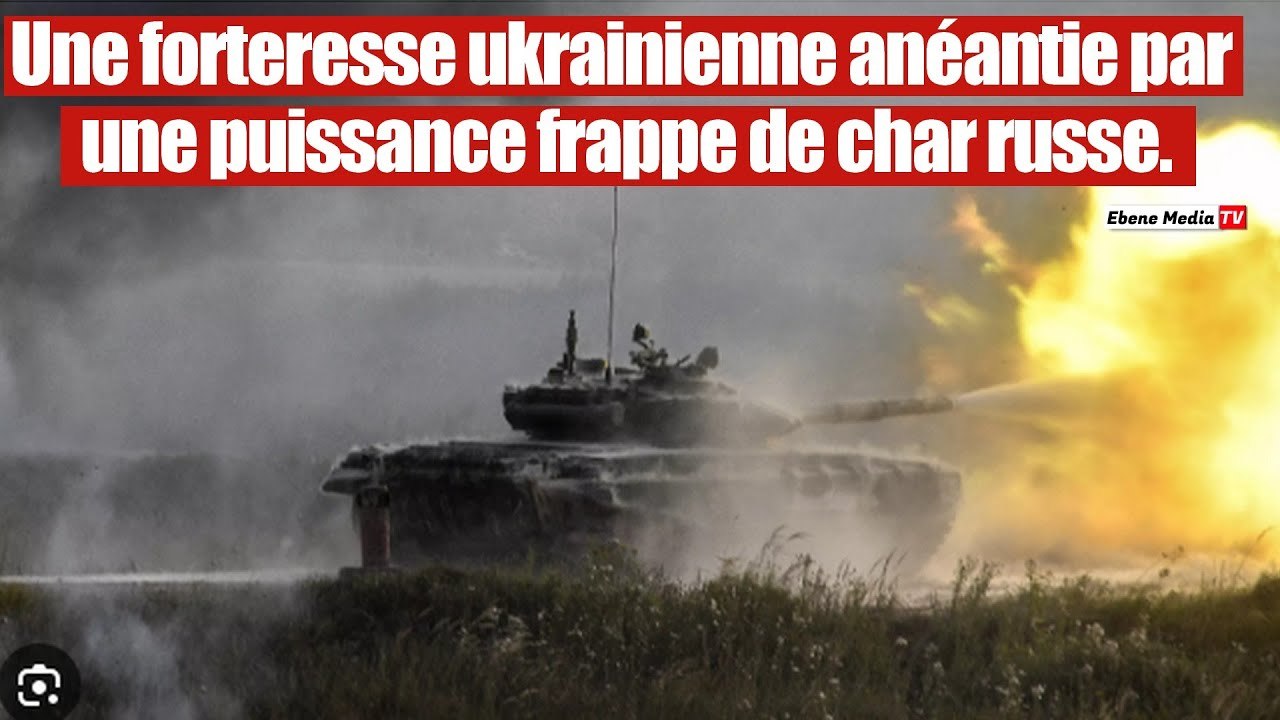 La Russie utilise des chars modernes pour anéantir un bastion militaire ukrainien.