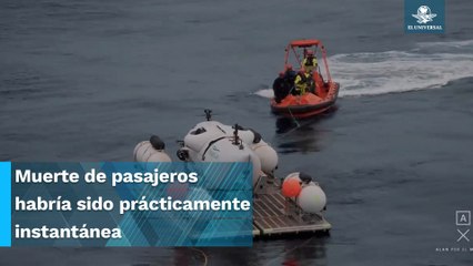 “Implosión catastrófica” mató a los cinco pasajeros del Titán