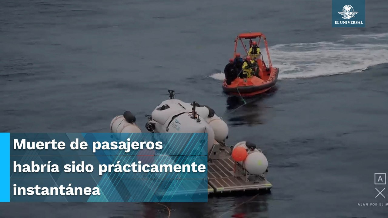 “Implosión catastrófica” mató a los cinco pasajeros del Titán