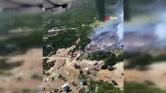 Kaş’ta orman yangını