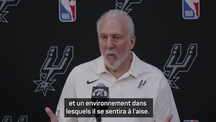 Spurs - Le plan de Popovich pour faire briller Wembanyama