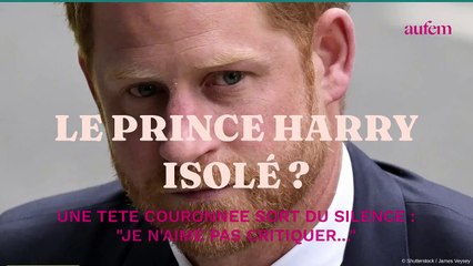 Le prince Harry isolé ? Une tête couronnée sort du silence : "Je n'aime pas critiquer…"
