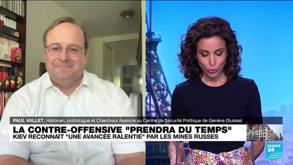 La contre-offensive ukrainienne : Kiev reconnaît une "avancée ralentie"