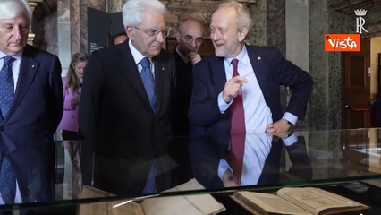 Mattarella all'Accademia dei Lincei, ecco le immagini