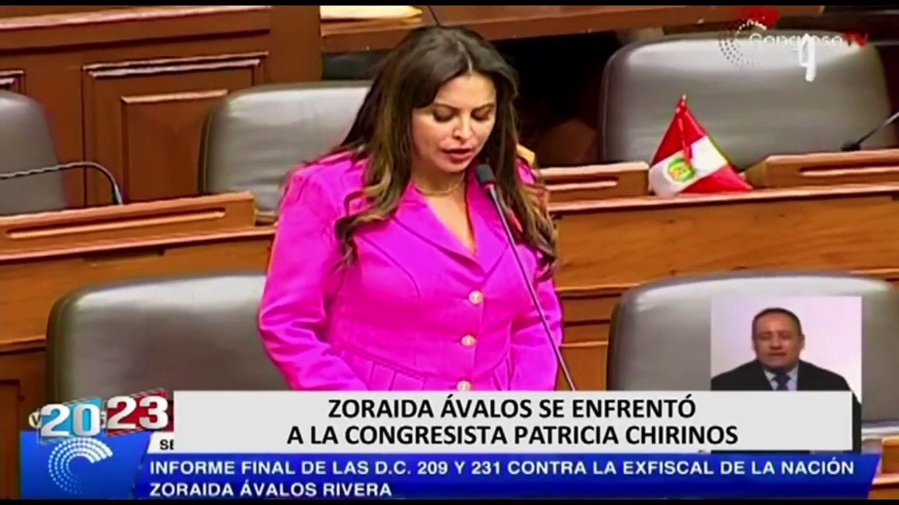 Adriana Tudela sobre inhabilitación de Zoraida Ávalos: “El Congreso ha tomado una decisión correcta"