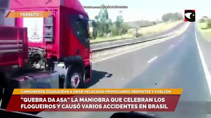 "Quebra da asa" la maniobra que celebran los flogueiros y causó varios accidentes en Brasil
