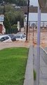 Flash Flood Turns Cars Into Boats