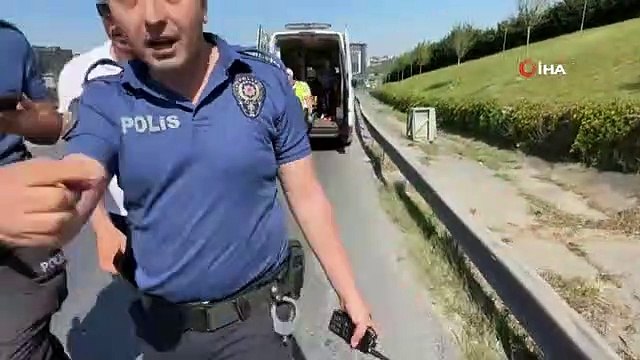 İHA muhabirine çirkin saldırı kamerada