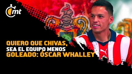 Chivas, el reto más grande que tengo: Óscar Whalley
