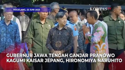 Ganjar Kagum dengan Sosok Kaisar Jepang Hironomiya Naruhito, Ini Alasannya