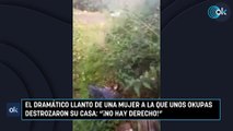 El dramático llanto de una mujer a la que unos okupas destrozaron su casa ¡No hay derecho!