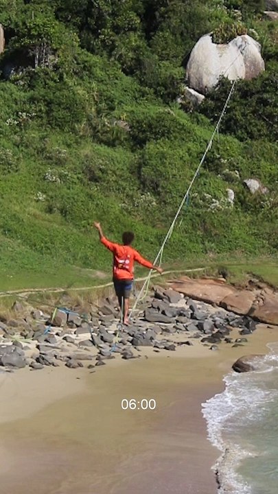 Atleta de Florianópolis faz rifa para poder ir a campeonato mundial de highline na França