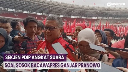 Sekjen PDIP Angkat Suara soal Sosok Bacawapres Ganjar Pranowo