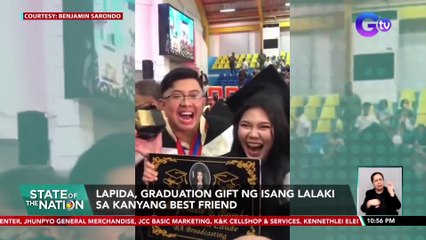 Lapida, graduation gift ng isang lalaki sa kanyang best friend | SONA