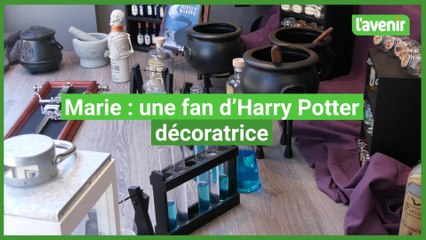 Andenne : une fan d'Harry Potter décoratrice