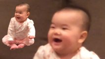 Hilarious BABY Giggles at DAD's Funny NOISES!
