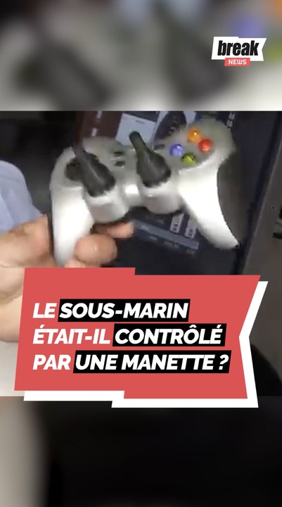 Le sous-marin était-il contrôlé par une manette ?