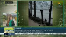 Fuertes lluvias en Chile causan afectaciones y provocan suspensión escolar