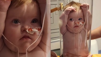 TOT Squeezed Into TUBE For X-RAY!