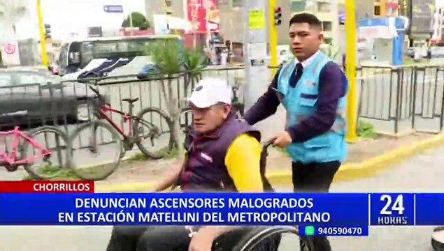 Chorrillos: denuncian ascensores malogrados en estación Matellini del Metropolitano