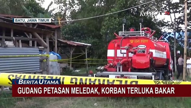 Gudang Petasan di Kota Batu Meledak, 1 Orang Korban Alami Luka Bakar 70 Persen