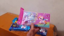 Unboxing and Review of Big Size Jumbo Unicorn space Theme Pencil Box - Magnetic Dual Side Opening Geometry Box