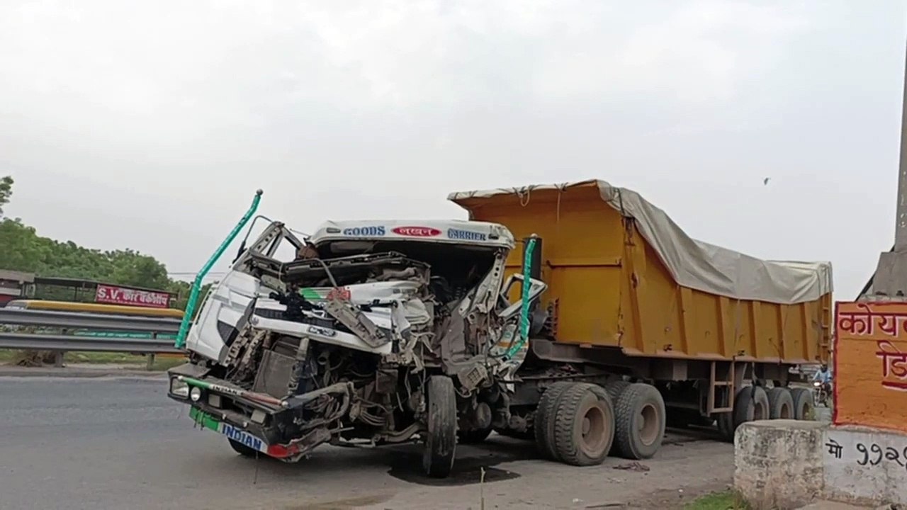 दरनाक : हाइवे पर छह घंटे केन्ट्रा के केबिन में फंसा रहा चालक, तडफ़-तडफ़ कर हो गई मौत . ... देखे वीडिय़ो ....