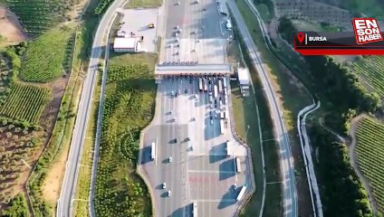 İstanbul-İzmir Otoyolu'nda bayram tatili yoğunluğu başladı