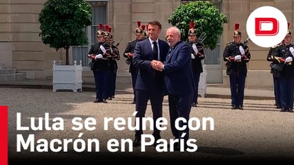 Lula se reúne con Macron para habalar sobre el acuerdo UE-Mercosur y la guerra en Ucrania