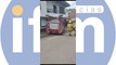 (EN VIDEO) Tras explosión en Bello carro de bomberos se queda sin frenos