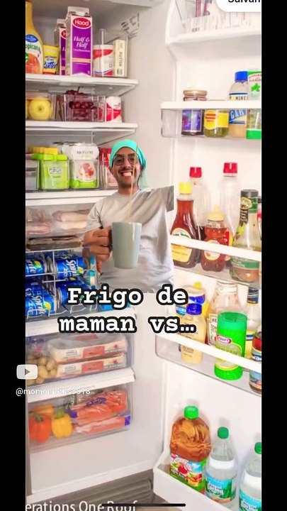 Frigo de maman vs le mien