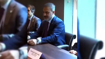 Hakan Fidan, dont on a entendu la voix après être devenu ministre, est cette fois au programme en anglais !