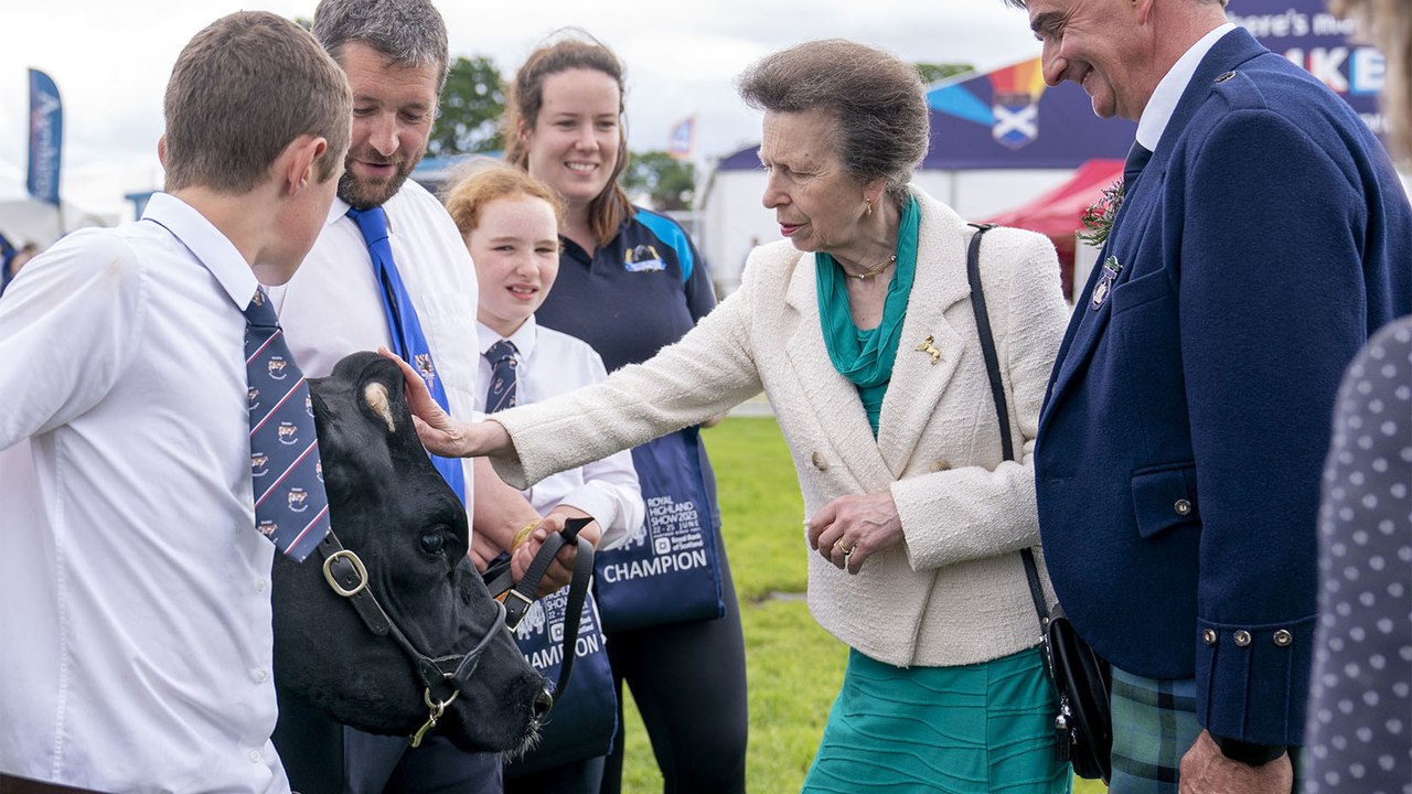 Royal visitor to the Highland Show
