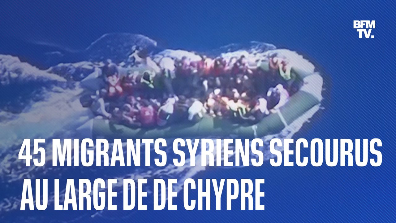 Chypre: 45 migrants syriens, dont 11 enfants, secourus au large de l'île