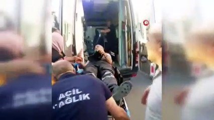 Husumetlisini aracıyla biçti