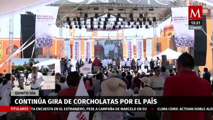 Así va el quinto día de giras de las corcholatas de Morena rumbo a 2024