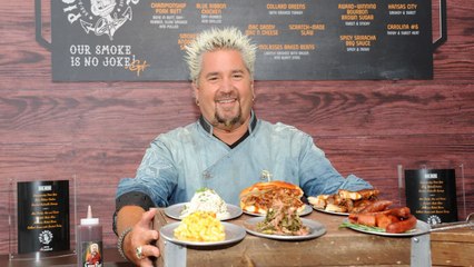 Guy Fieri's Mile-High Nachos Have Lobster in the Mix