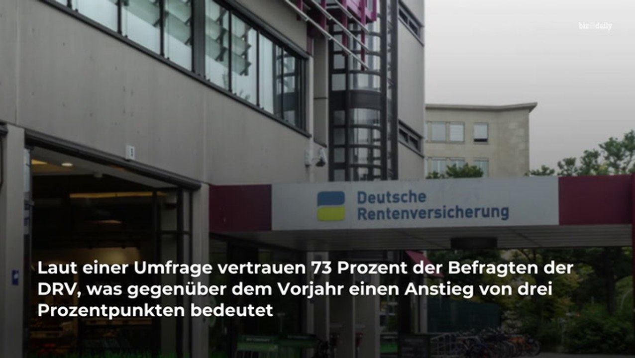 Wachsendes vertrauen in rentenversicherung