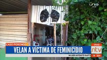 Velan a Rosa la victima de feminicidio en Porongo