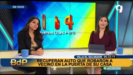 PNP recupera auto robado a vecino gracias a patrullaje virtual en VES